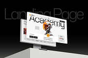 Aicademee - Landing Page Template, a Landing Page Template by fakhroo (Thumbnail 2 of 3)