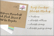 Kraft Envelope Mockup, a Print Template by Hype Your Prints (Thumbnail 1 of 4)