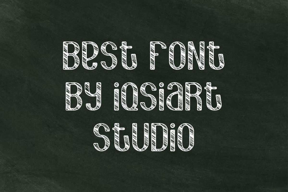 Chalkids Garodie - Marker Font, a Sans Serif Font by Iqsiart Studio (Photo 6 of 6)