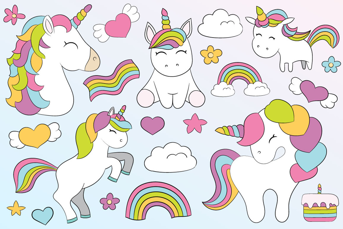 Unicorn Bundle, an Animal Illustration by My Sweet Dreams (Photo 2 of 7)