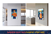 The man is drinking a cocktail., an Illustration by SketchArtStudio (Thumbnail 2 of 4)