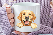 Peeking Dog Breed Clipart, an Illustration by Rose Art (Thumbnail 5 of 7)