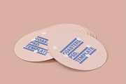 3d Circular Coasters Mockup, a Product Mockup by The Rose Project (Thumbnail 1 of 3)