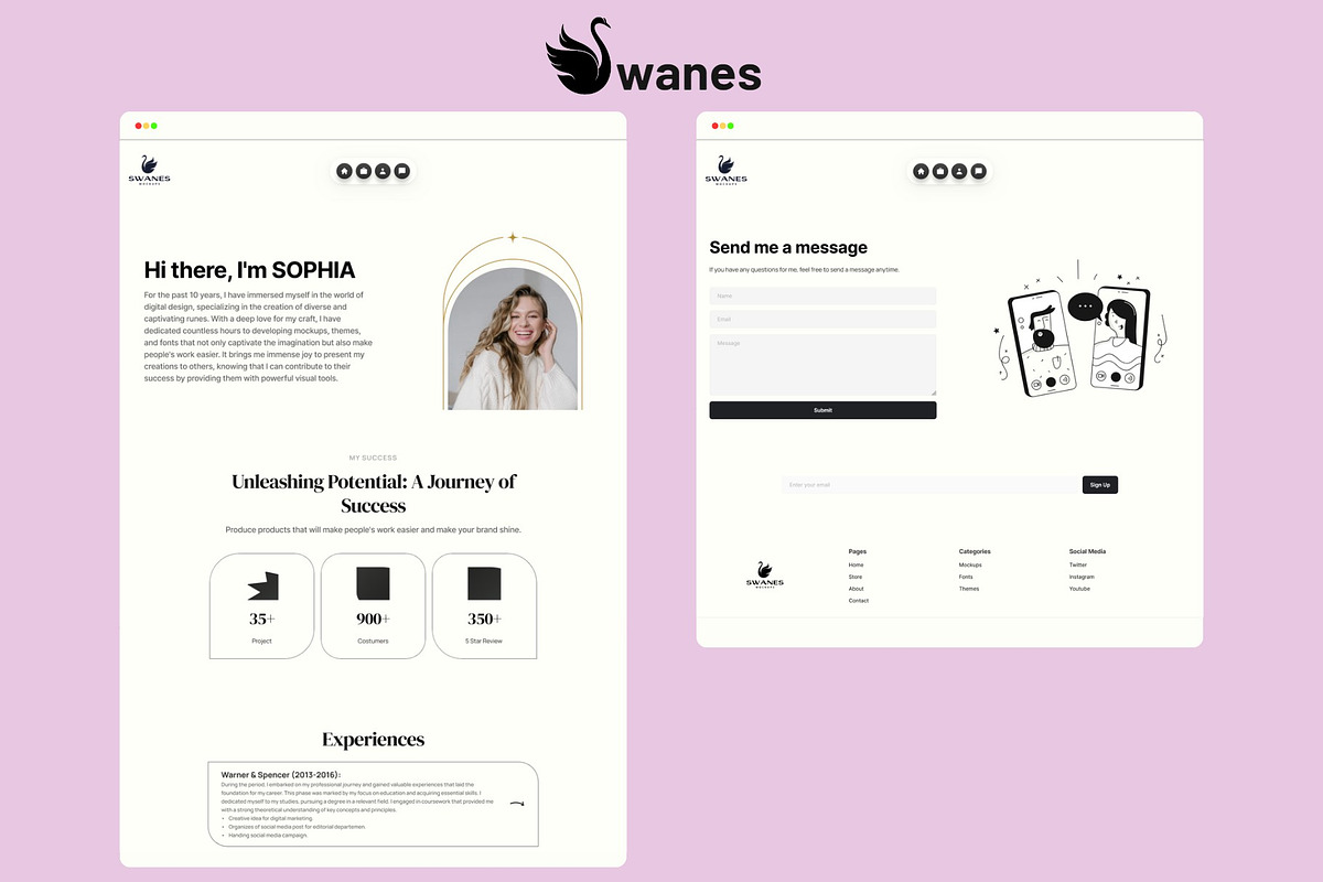 Sell Digital Product with Swanes, a Landing Page Template by DaisyStudio (Photo 5 of 5)