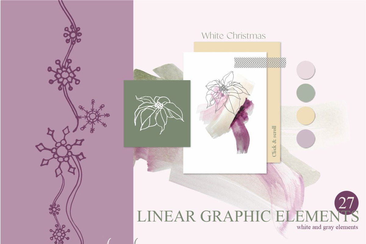 White Christmas, a Decorative Illustration by Collection by VY (Photo 3 of 13)