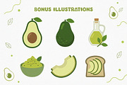 Avicoa – Organic Avocado Font, a Handwritten Font by NTC Graphic (Thumbnail 6 of 9)