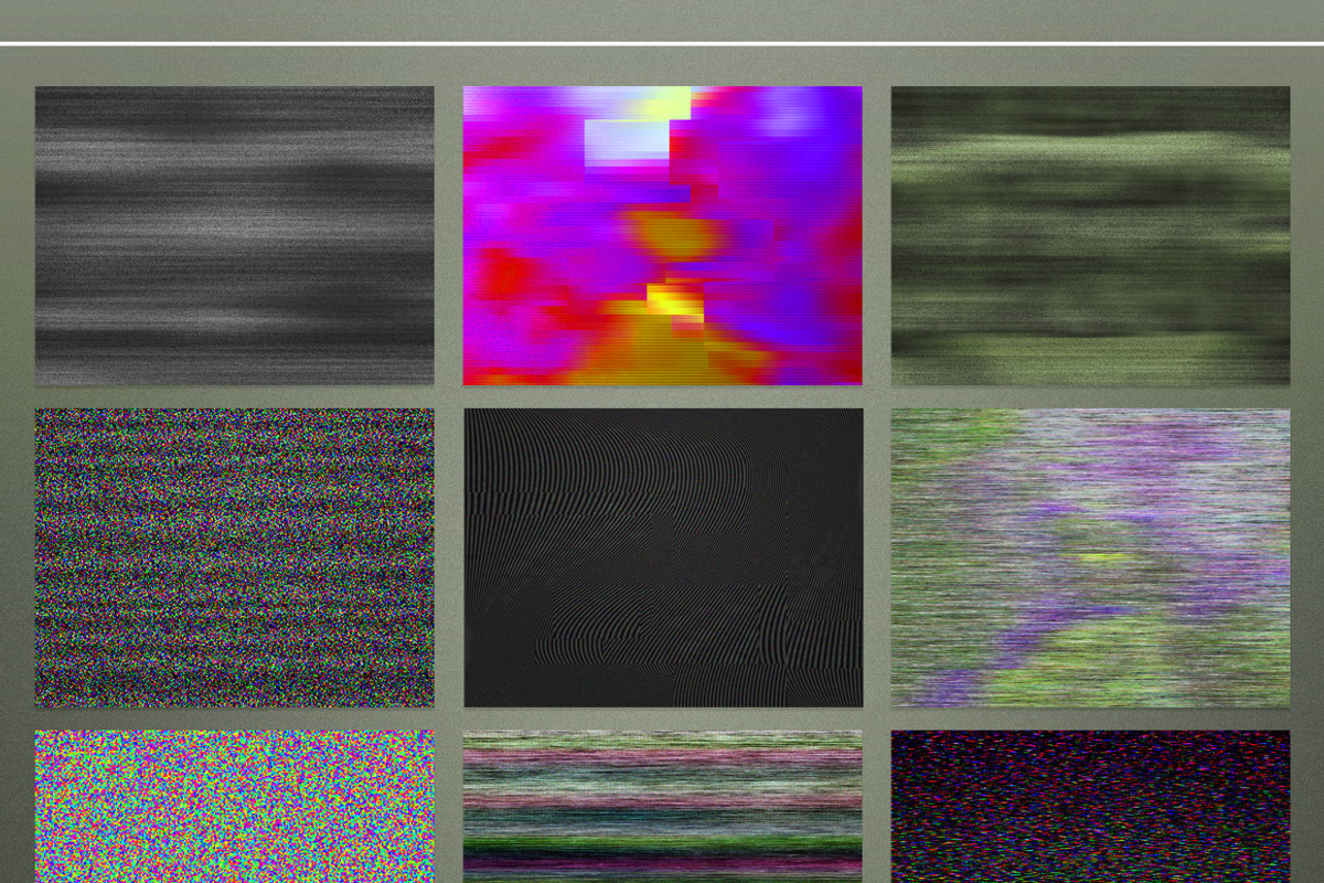 Screen Glitches Images Set, a Texture Graphic by Backgrounds Store (Photo 2 of 4)