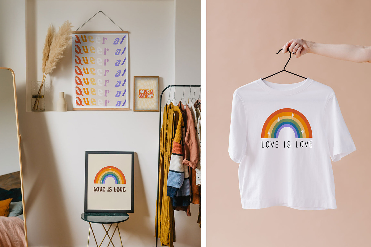 Retro Pride Collection, an Illustration by millering (Photo 2 of 16)