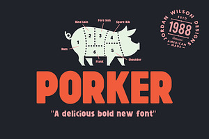 Porker Font Bonus Pack