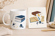 Vintage Books Illustrations, an Education Illustration by Anna Studio (Thumbnail 8 of 11)