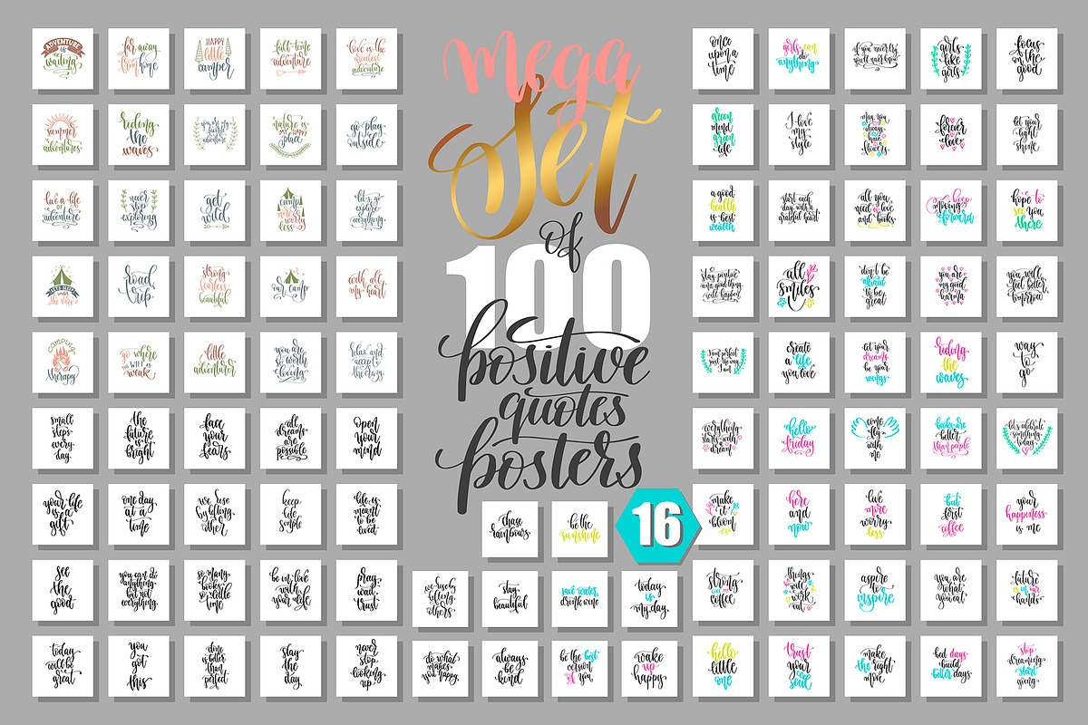 500 POSITIVE QUOTES, a Card Template by karakotsya (Photo 21 of 42)