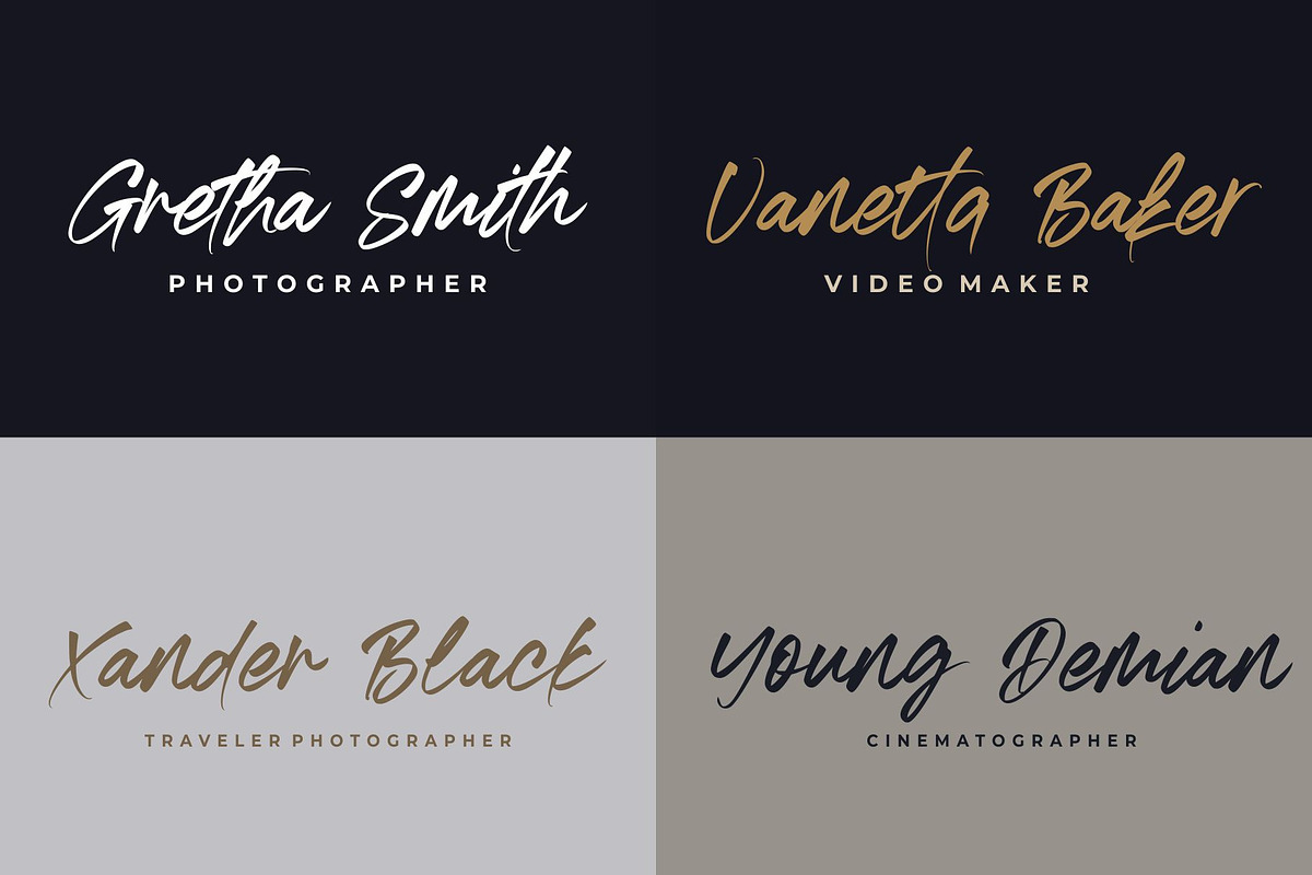 Authentic Photograph, a Script Font by azetypestudios.com (Photo 6 of 10)