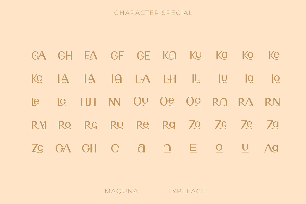 Maquna - Stylish Sans Serif Typeface, a Sans Serif Font by CCS Type (Photo 17 of 18)