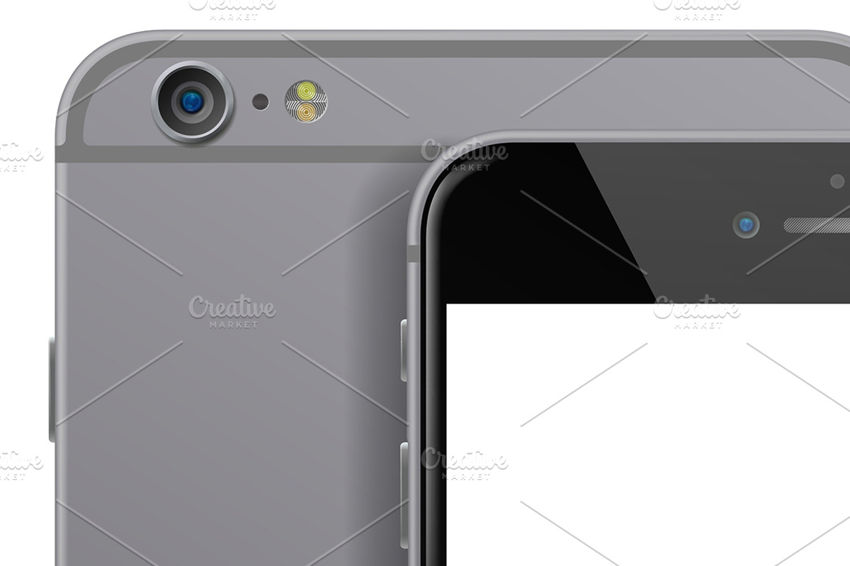 iPhone 6s & 6sPlus vector mockup preview 2