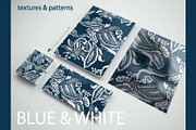 Blue and White Textures and Patterns, a Texture Graphic by Svetlana Kononova (Thumbnail 5 of 7)