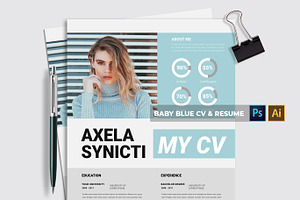 Baby Blue CV & Resume