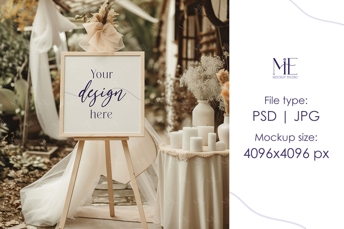 Square Wood Sign Mockup, Sign Mockup, a Mockup by Mie Mockup Studio (Photo 2 of 6)