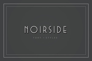 Noirside Font Styles