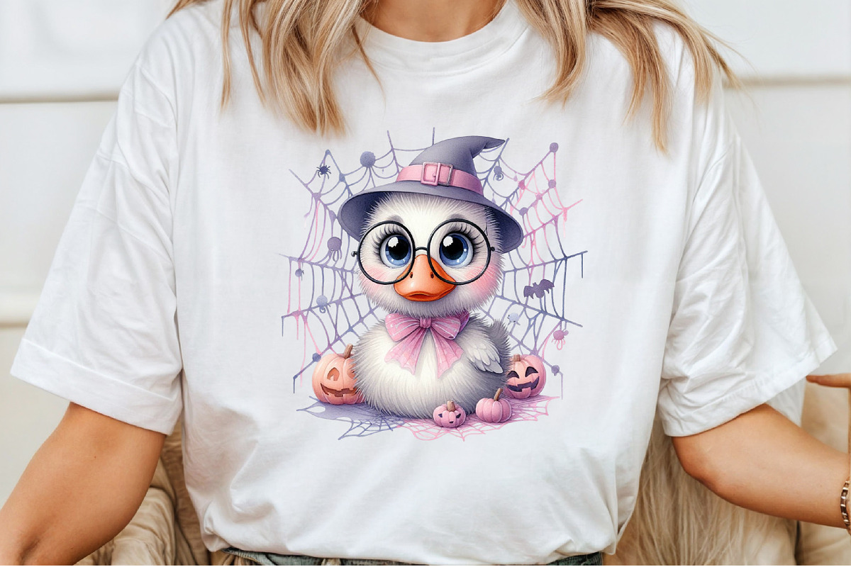 Spooky Pastel Chibi Goose PNG, an Illustration by Pixels.Craft (Photo 5 of 7)