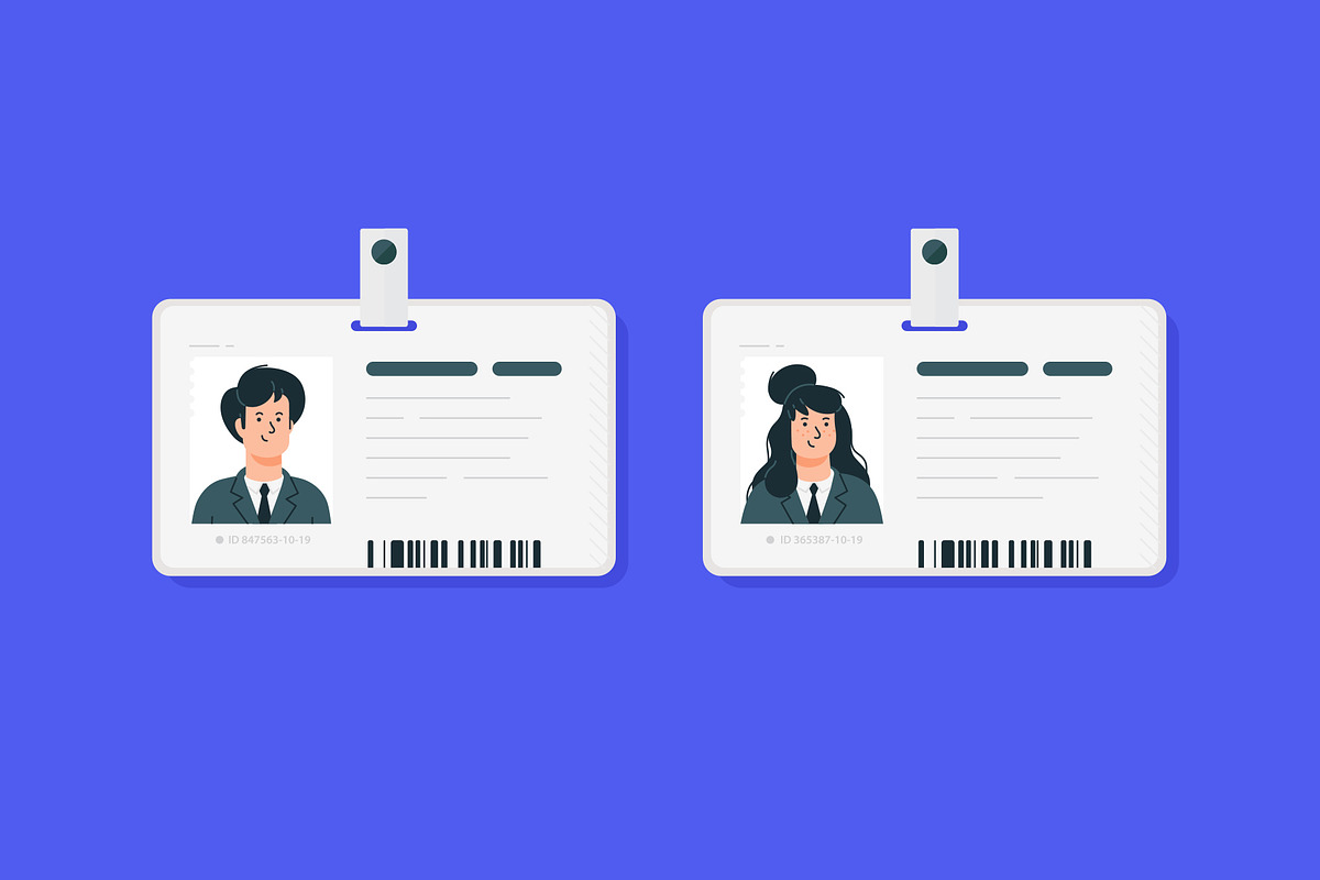 Plastic ID and avatars, a Person Illustration by GeekClick