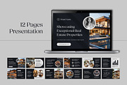 Modern Real Estate Presentation, a Templates & Theme by studiogstock (Thumbnail 1 of 4)