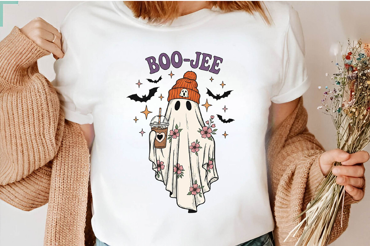 Halloween Ghost PNG Sublimation, an Illustration by Dream Creation (Photo 4 of 6)