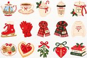 Christmas in London Clipart Holiday, a Seasonal Illustration by SugarCloudStudioArt (Thumbnail 6 of 6)