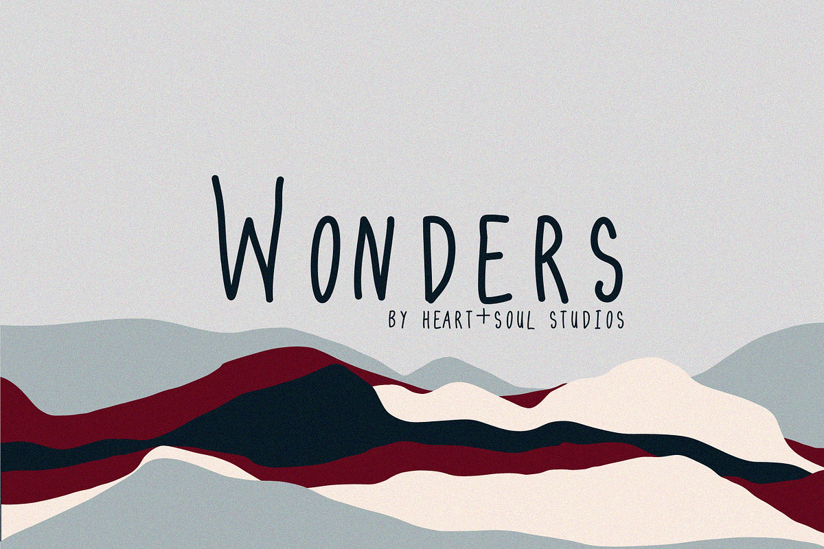 Wonders | Handwritten Sans