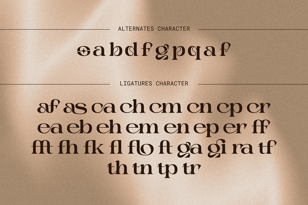 Choga - Modern Luxury Logo Font, a Serif Font by Nirmana Visual (Photo 13 of 15)