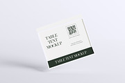 Table Tent Mockup, an Advertising Mockup by Twins_studio926 (Thumbnail 4 of 5)
