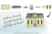Watercolor Art Pack: Build A House, an Illustration by Design Resource Hub (Thumbnail 8 of 10)