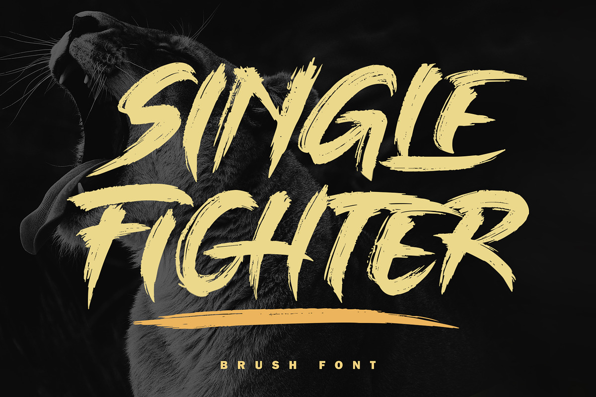 Super Brush - Brush Font Bundle, a Blackletter Font by Subectype Studio (Photo 6 of 8)