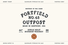 Portfield - A Hand Drawn Serif