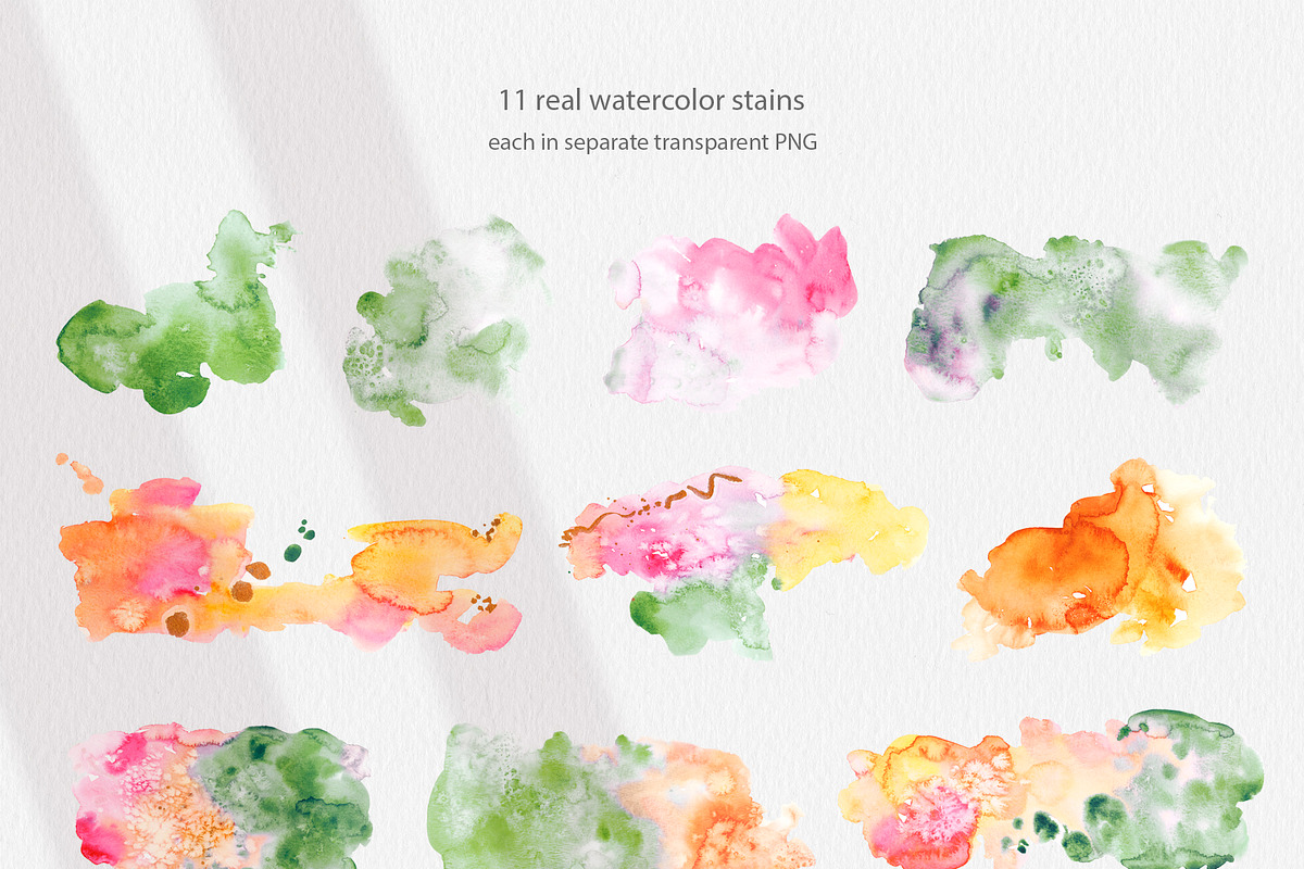 Spring blooming abstract watercolor, an Object Graphic by Volha Studio (Photo 3 of 11)