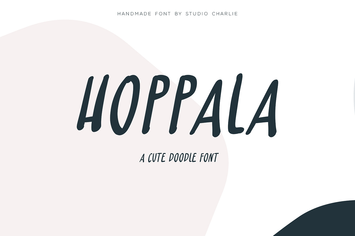 Hoppala - A Cute Doodle Font, a Handwritten Font by Studio-Charlie (Photo 1 of 2)