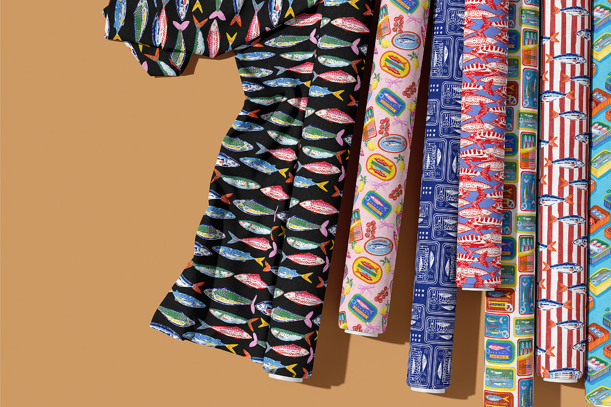 Sardine Social Club, a Pattern Graphic by MSNTY STUDIOX (Photo 12 of 30)