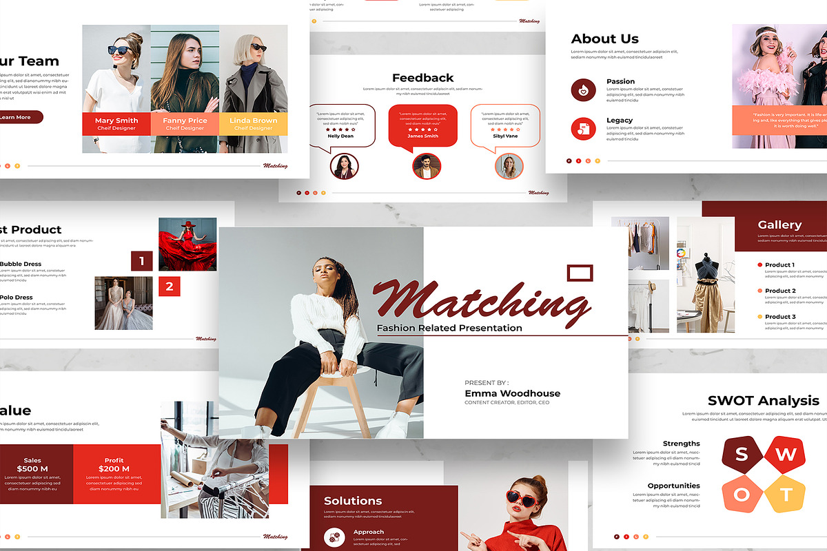 Fashion Presentation Template PPT, a Presentation Template by Mighty-Slide (Photo 1 of 6)