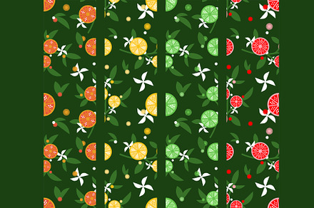 Full Citrus Grove Pattern Set