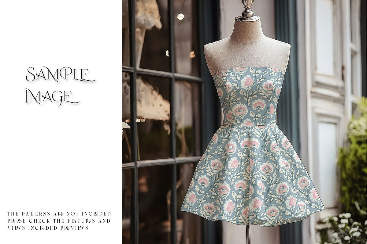Women's Strapless Mini Dress Mockups, a Product Mockup by mock-ups (Photo 12 of 17)