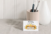 Cozy Halloween watercolor collection, a Seasonal Illustration by LiChu Art (Thumbnail 8 of 28)