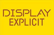 Display Explicit Font