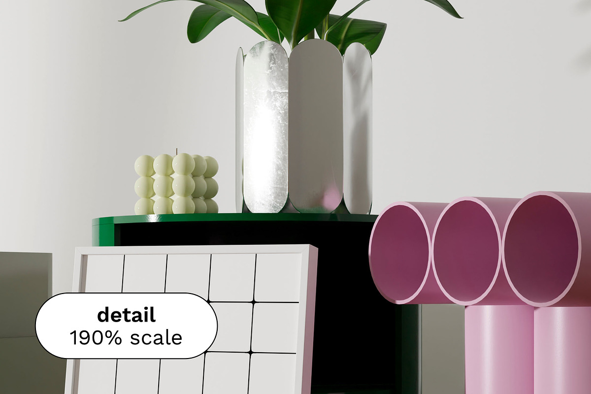 Modern Interior Frame Mockups APRIL, a Household Mockup by Bonumo (Photo 7 of 10)