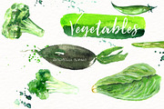 Vegetables. Watercolor clipart., an Illustration by LABFcreations (Thumbnail 6 of 11)