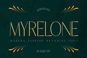 Myrelone Modern Fashion Font, a Sans Serif Font by Rasio Studio (Thumbnail 1 of 7)