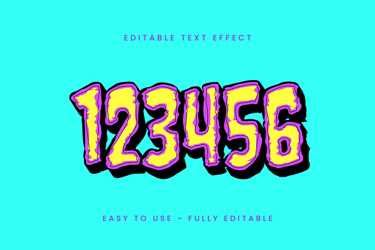 Squiggly Cartoon Playful Text Effect preview 2