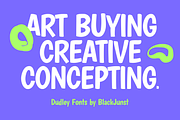 Dudley - Bold Handwritten Font, a Handwritten Font by Black Junst (Thumbnail 1 of 8)