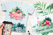 Tropical. Watercolor illustrations., a Decorative Illustration by AlexGreenArt (Thumbnail 11 of 12)