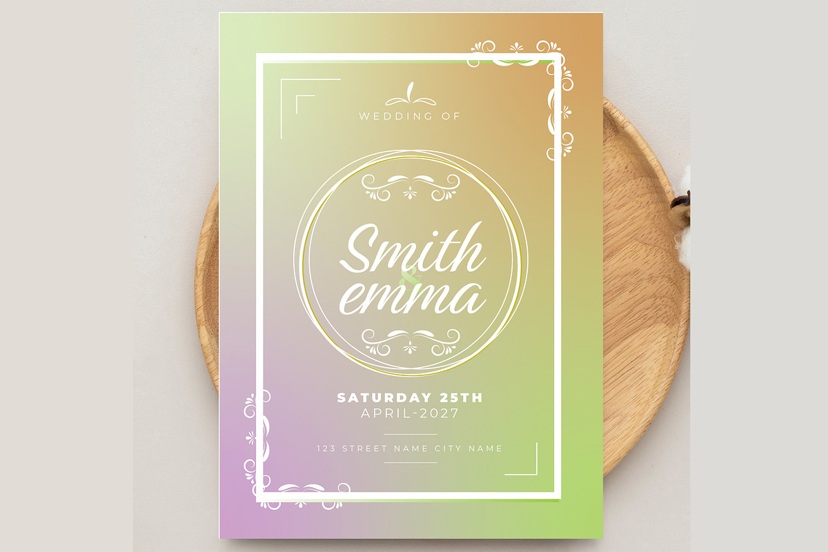 Wedding Invitation Card, a Stationery Template by ContestDesign (Photo 4 of 4)