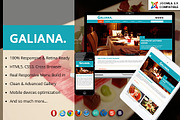 Galiana - Restaurant Joomla Template, a Websites & App Template by JoomlaUX (Thumbnail 1 of 5)