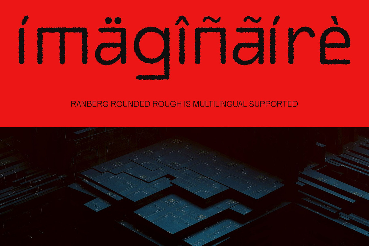 Ranberg Rounded Rough, a Sans Serif Font by Craft Supply Co. (Photo 7 of 8)